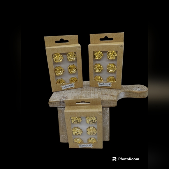 Unbranded 8 Piece Gold Office Set NWOT - Picture 2 of 4